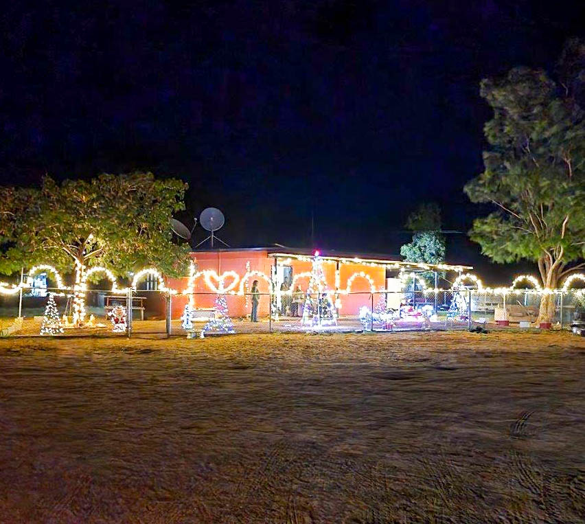 The Atitjere House Christmas Lights Competition.