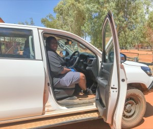 Chenille gets Car Licence